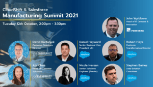 CloudShift and Salesforce Manufacturing Summit - Full speakers Announcement