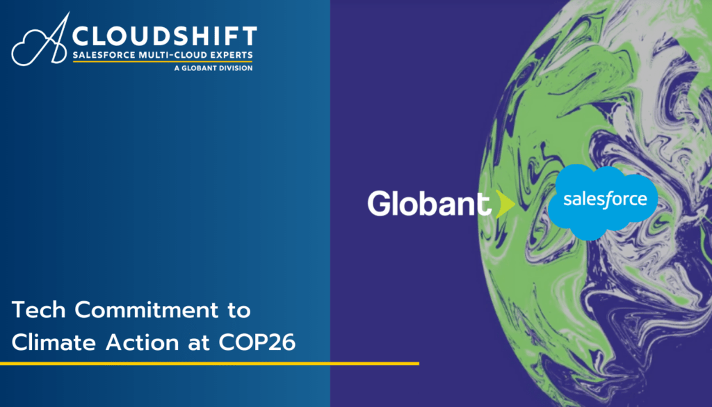 Globant and Salesforce commitment to Climate action at COP26